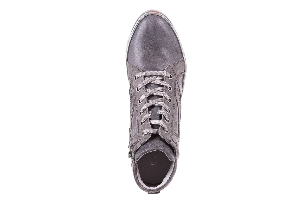 Sneakersy bayla-131 7103 grigio, szary, skóra naturalna  - sneakersy - buty damskie - kobieta 11