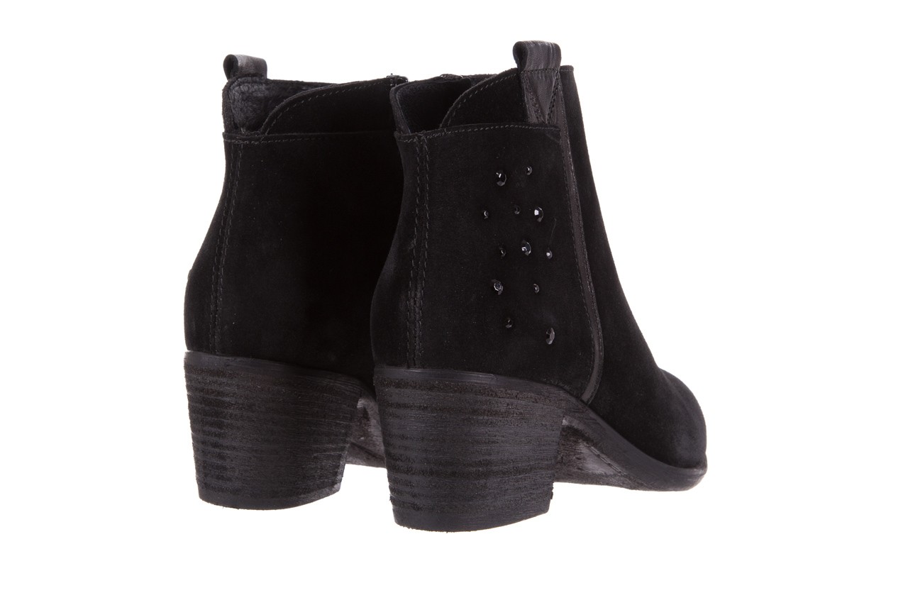 Botki bayla-131 7710 nero, czarny, skóra naturalna  - worker boots - trendy - kobieta 10