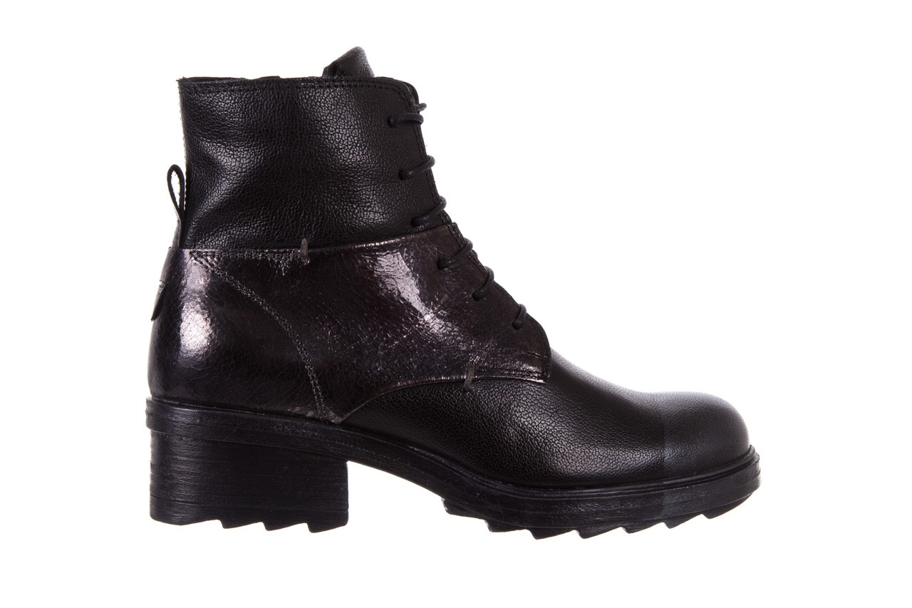 Trzewiki bayla-131 8305 a nero, czarny, skóra naturalna  - worker boots - trendy - kobieta 7