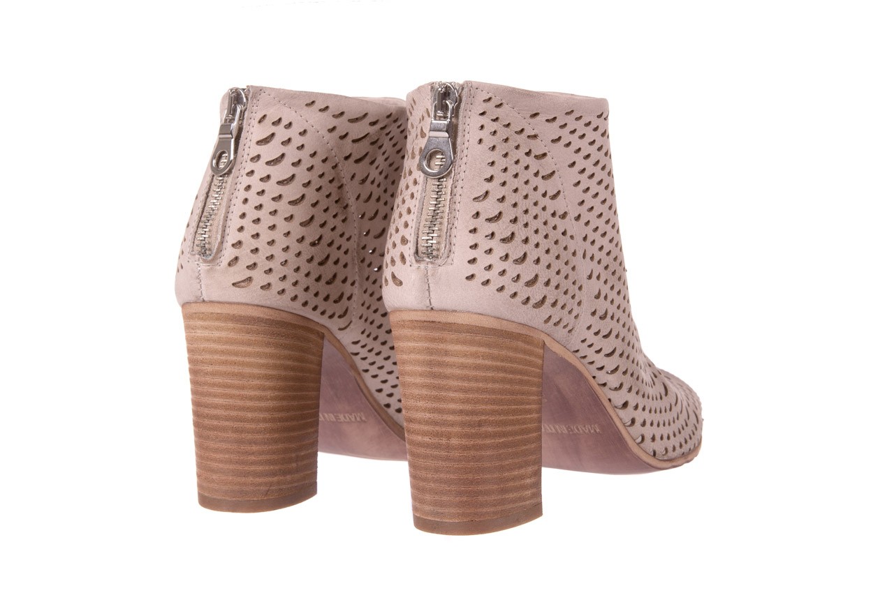 Botki bayla-136 3687l nabuk beige, beż, skóra naturalna  - na obcasie - botki - buty damskie - kobieta 9