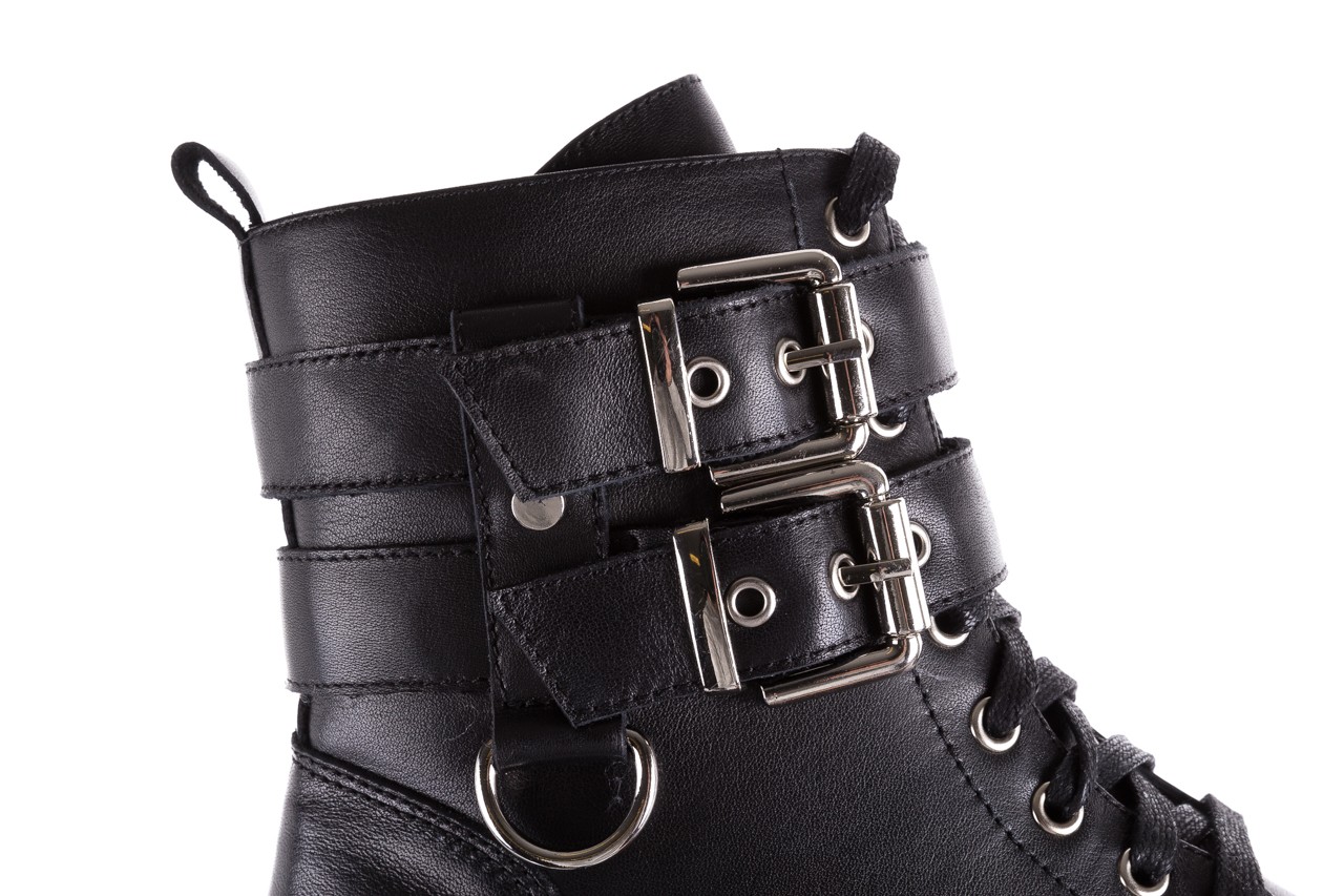Trzewiki bayla-144 pj759h-2-1n black, czarny, skóra naturalna  - worker boots - trendy - kobieta 16