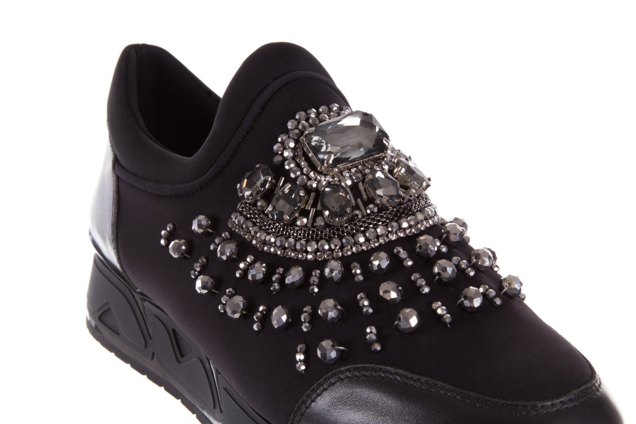 Sneakersy bayla-144 pj926l-1-1n black, czarny, materiał 15