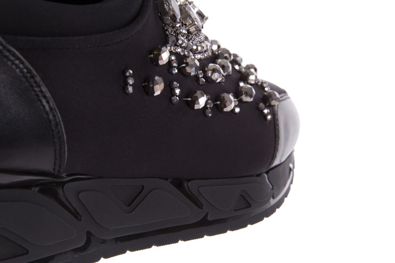 Sneakersy bayla-144 pj926l-1-1n black, czarny, materiał 13