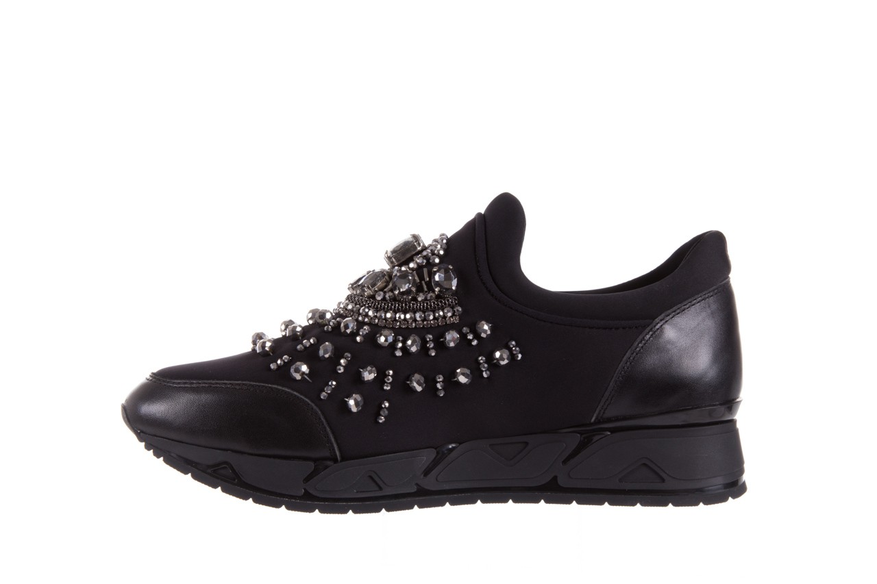 Sneakersy bayla-144 pj926l-1-1n black, czarny, materiał 10