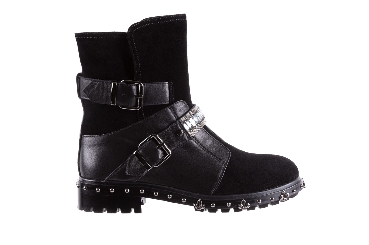 Bayla-144 pj930h-1-1a black - worker boots - trendy - kobieta 9