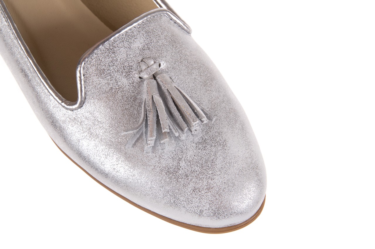 Lordsy bayla-154 w-078 srebrny , skóra naturalna  - półbuty - buty damskie - kobieta 12