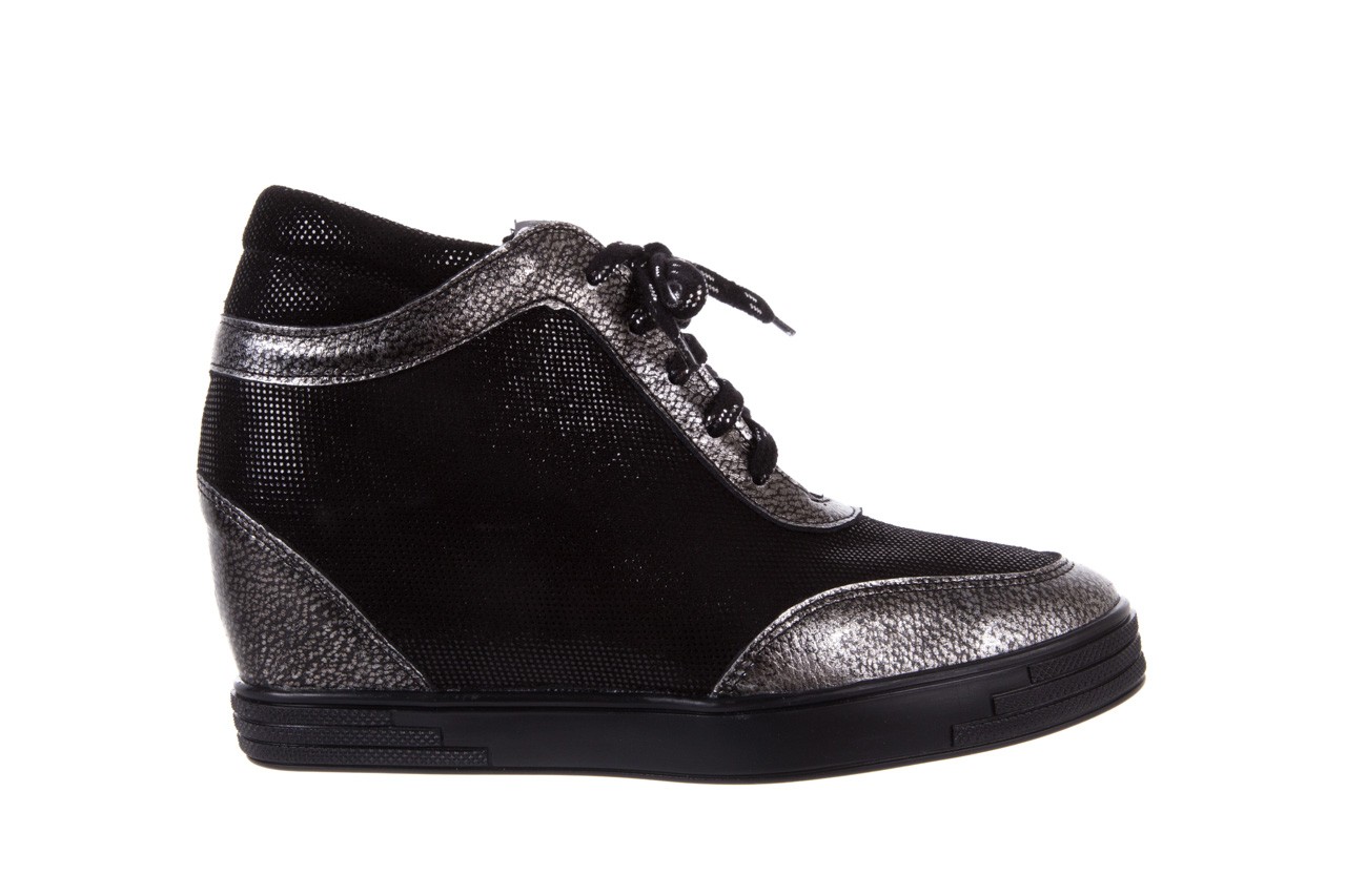 Bayla-154 w-758 srebrny czarny tejus - sneakersy - buty damskie - kobieta 5