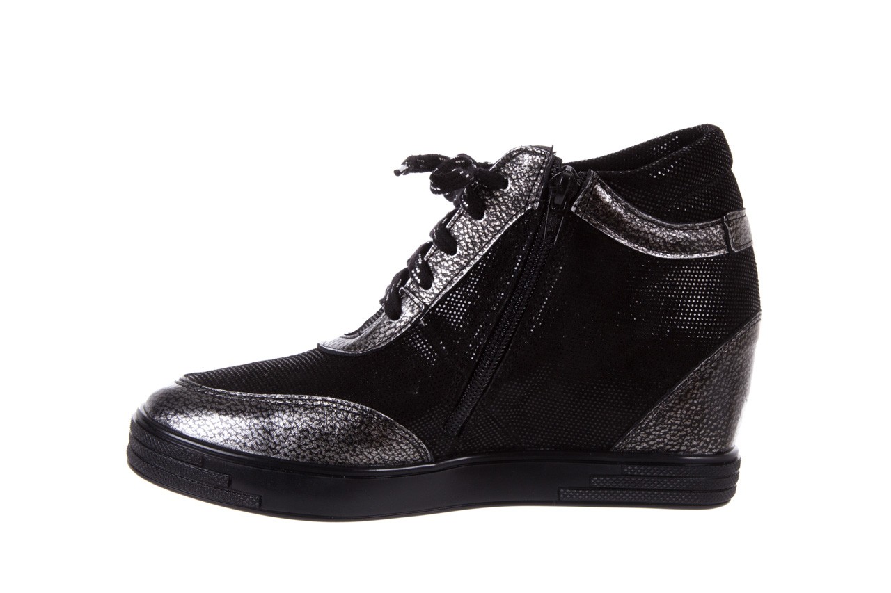 Bayla-154 w-758 srebrny czarny tejus - obuwie sportowe - buty damskie - kobieta 7