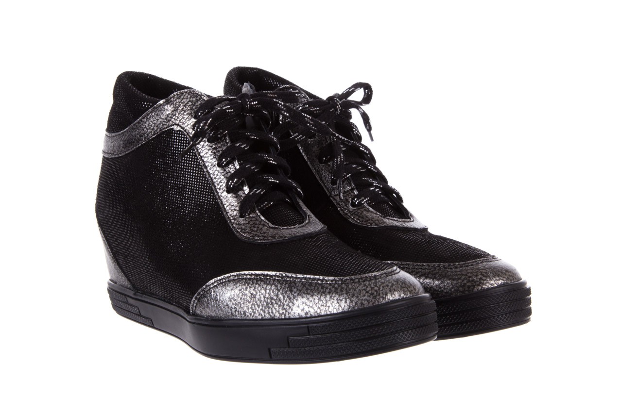 Bayla-154 w-758 srebrny czarny tejus - sneakersy - buty damskie - kobieta 6