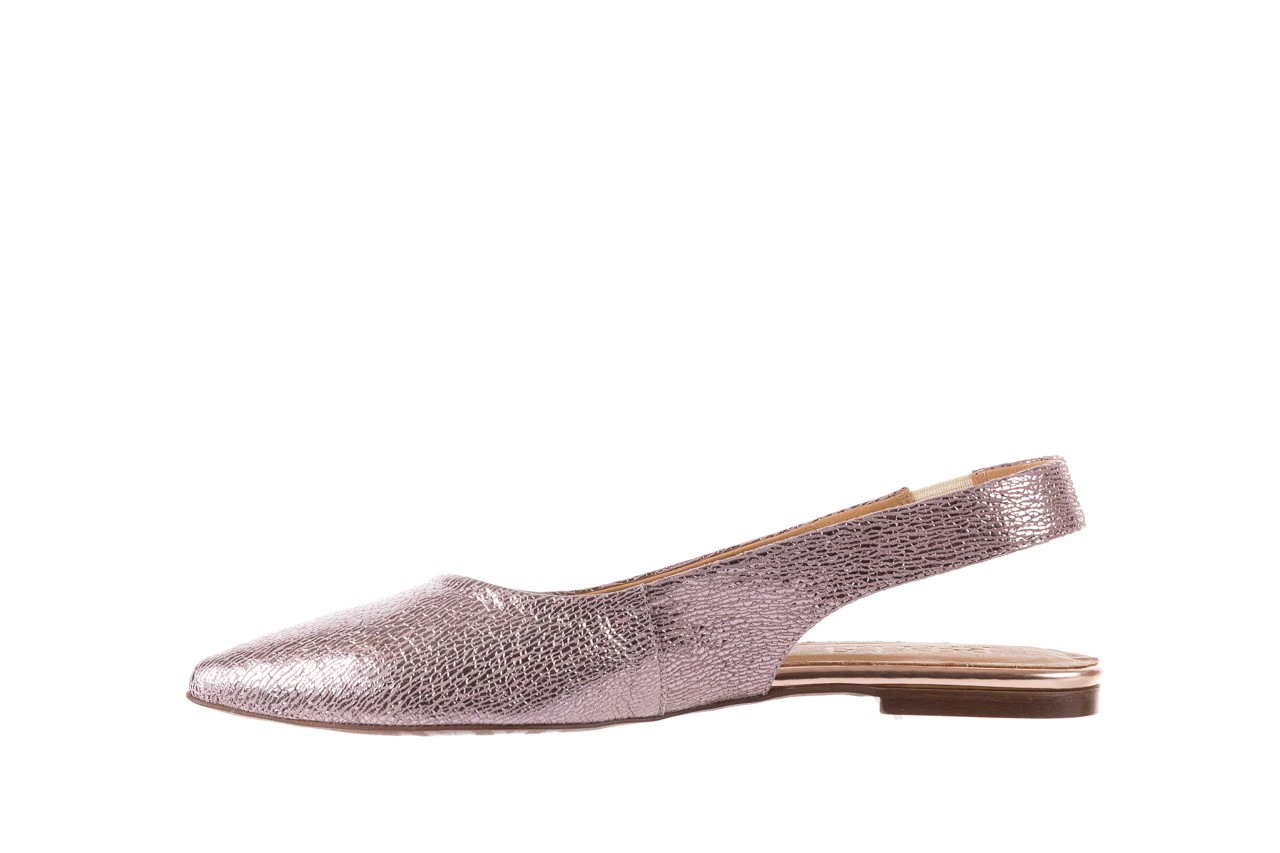 Baleriny bayla-156 1794 różowe złoto, skóra naturalna  - sale - buty damskie - kobieta 9