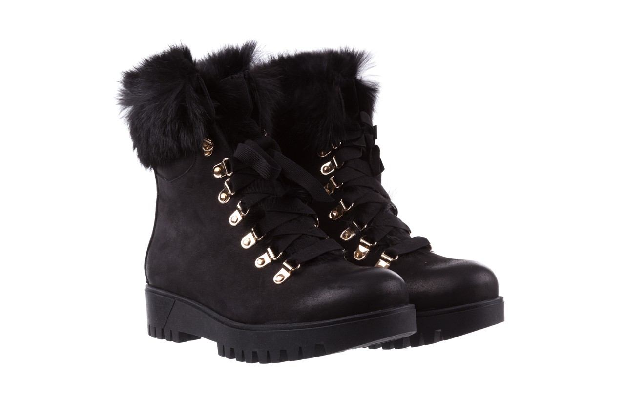 Bayla-170 1809-1 czarny - worker boots - trendy - kobieta 9