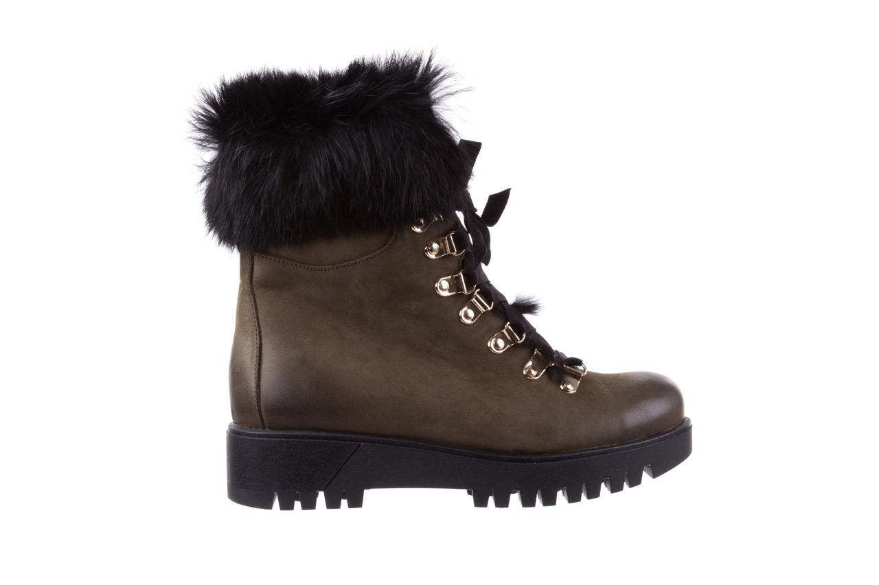 Bayla-170 1809-1 zielony - worker boots - trendy - kobieta 9