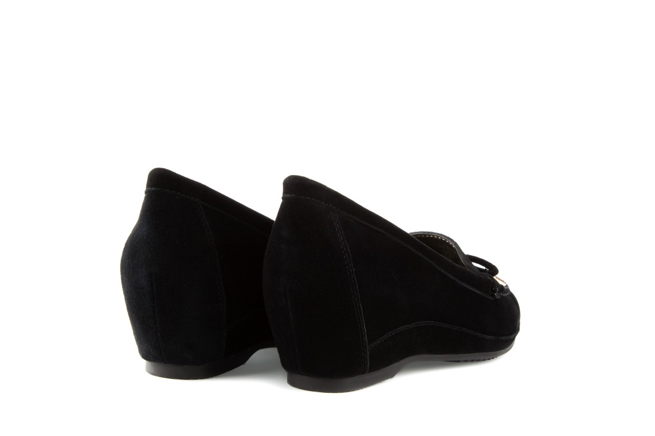 Bayla-018 1647-7 black kid suede - mokasyny i lordsy - dla niej  - sale 8