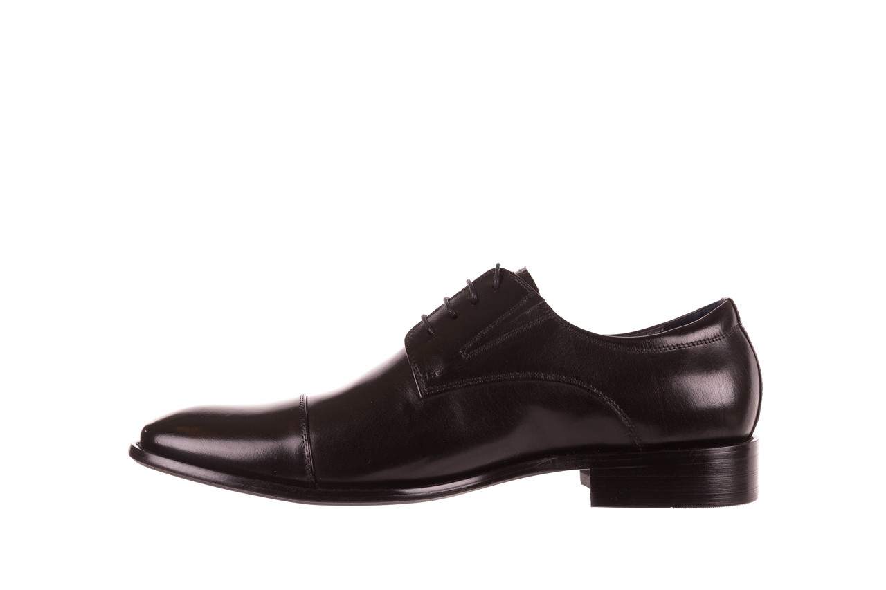 Półbuty brooman h8089170 black, czarny, skora naturalna  - buty męskie - mężczyzna 8