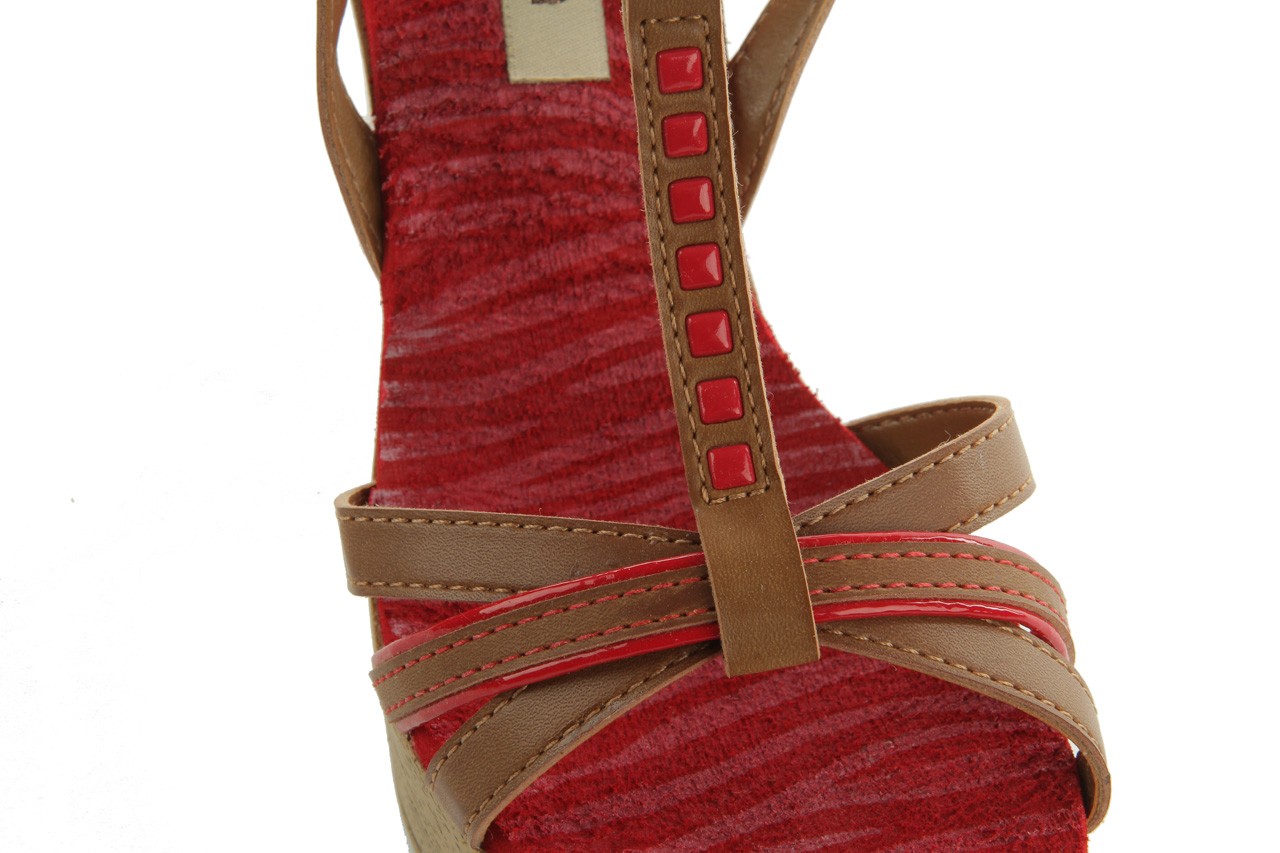 Dijean 720 723 whisky/red - na platformie - sandały - buty damskie - kobieta 12