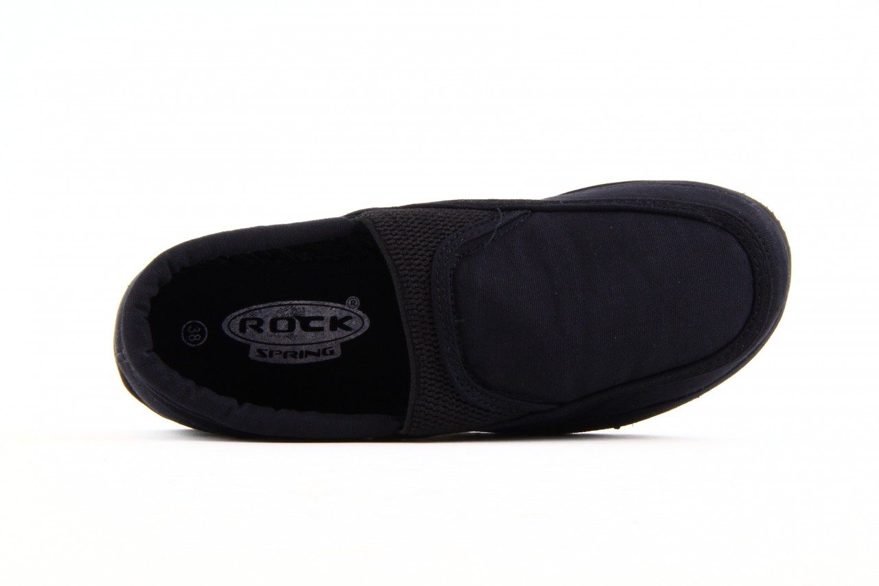 Półbuty fancy elastic black, czarny, materiał  - sznurowane - półbuty - buty damskie - kobieta 10
