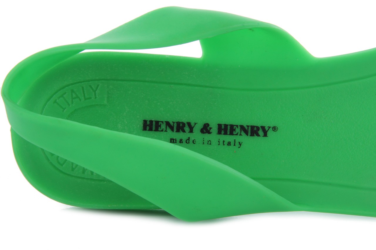Sandały henry&henry spider green, zielone, guma - henry&henry - nasze marki 11