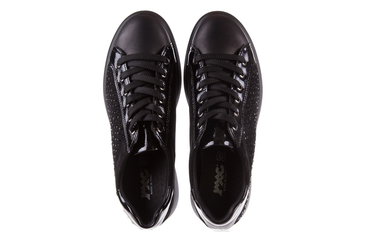 Sneakersy imac 207300 black, czarny, skóra naturalna 11