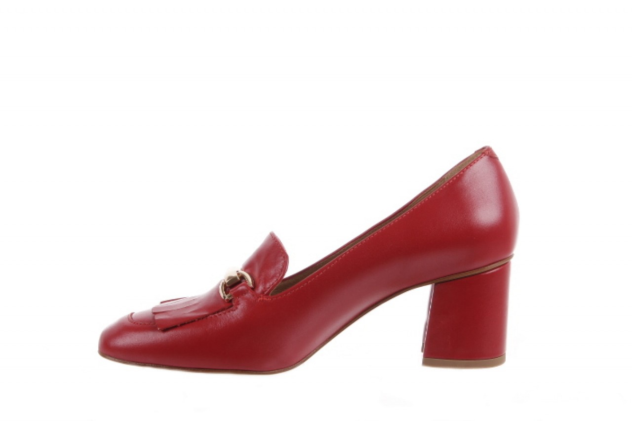 Bayla-156 3300 bufino czerwone - na słupku - czółenka - buty damskie - kobieta 7