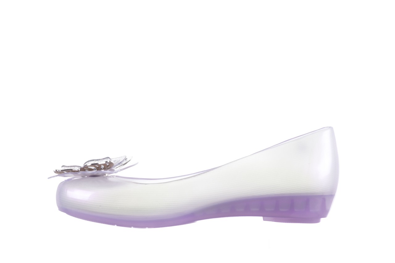 Baleriny melissa ultragirl fly ad pearly lilac, biały/fiolet, guma - sale - buty damskie - kobieta 9