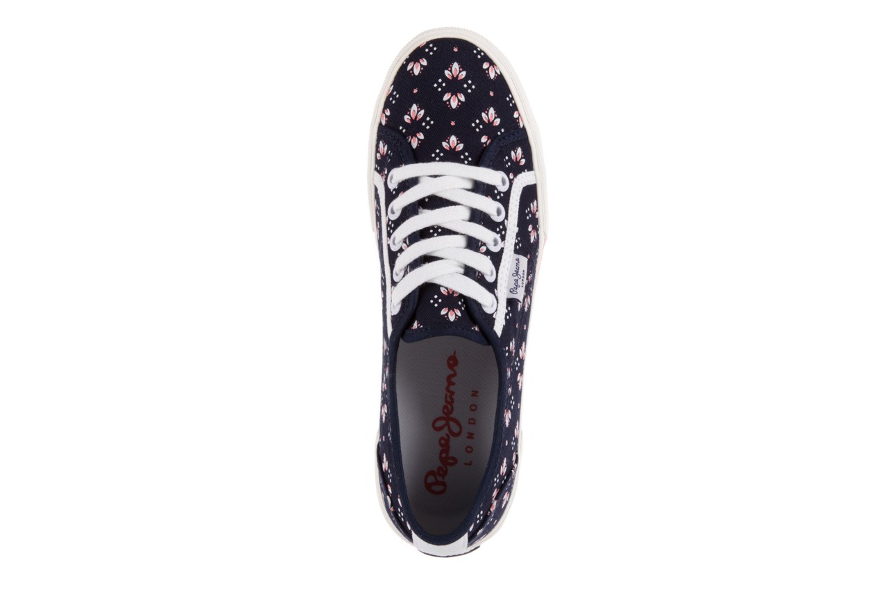 Pepe jeans pls30270 aberlady fish print 580 sailor - niskie - trampki - buty damskie - kobieta 10