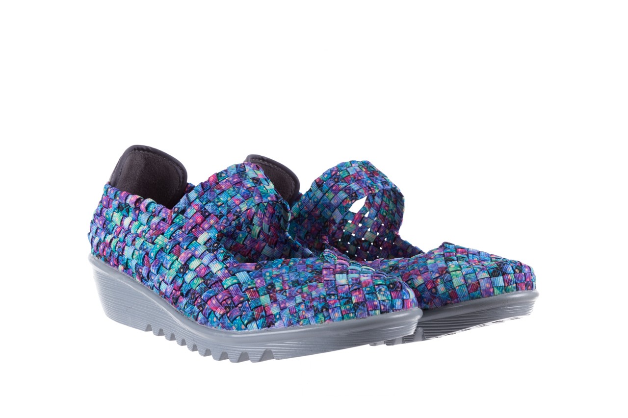 Półbuty rock brixton orion, niebieski/fiolet, materiał  - obuwie sportowe - buty damskie - kobieta 7