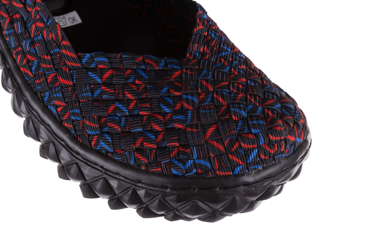 Półbuty rock over zulu, czerwony/niebieski, materiał - obuwie sportowe - buty damskie - kobieta 11