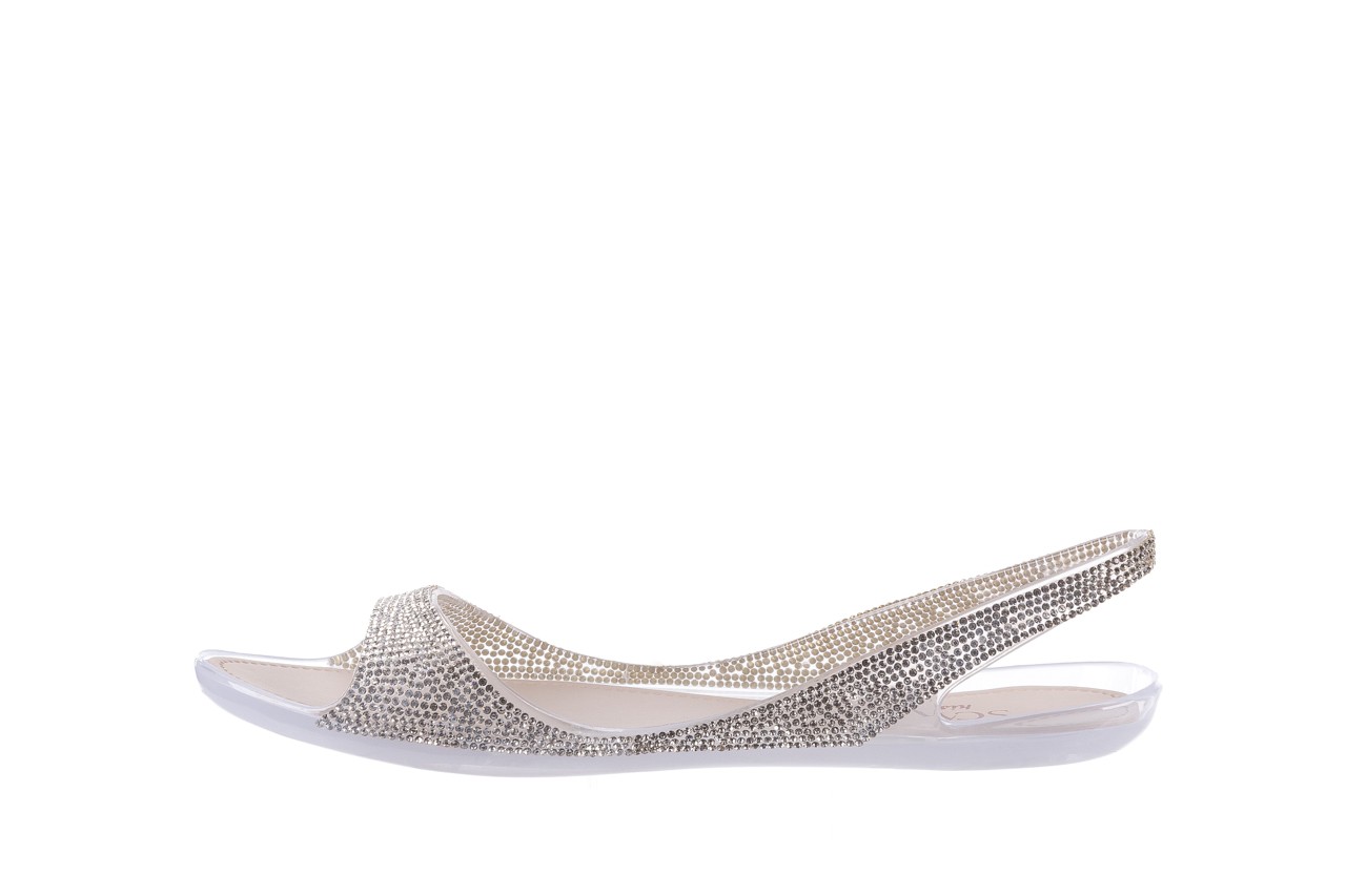 Sandały sca'viola b-62 silver, srebrny, silikon - sandały - buty damskie - kobieta 10