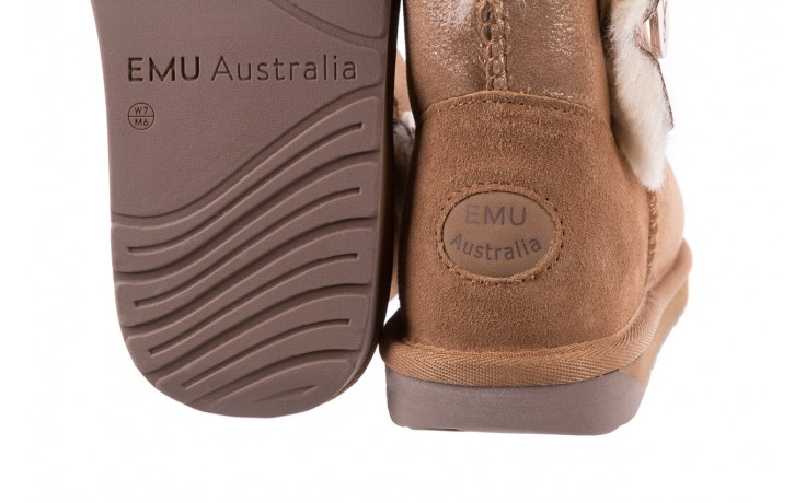 Śniegowce emu denman mini rose gold, brąz/złoty, skóra naturalna  - śniegowce i kalosze - buty damskie - kobieta 6