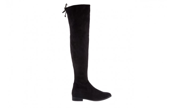 Kozaki bayla-175 16061-0396 black, czarny, materiał - buty zimowe - trendy - kobieta