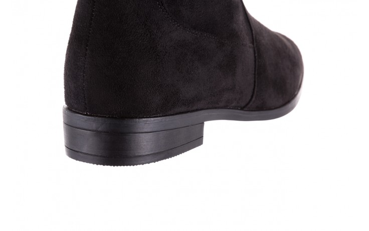 Kozaki bayla-175 16061-0396 black, czarny, materiał - buty zimowe - trendy - kobieta 5