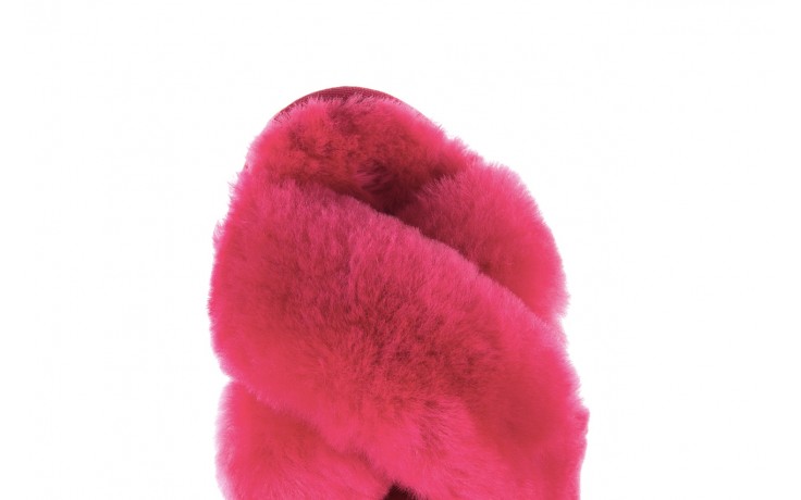 Klapki emu mayberry fuschia, róż, futro naturalne - wygodne buty - trendy - kobieta 7