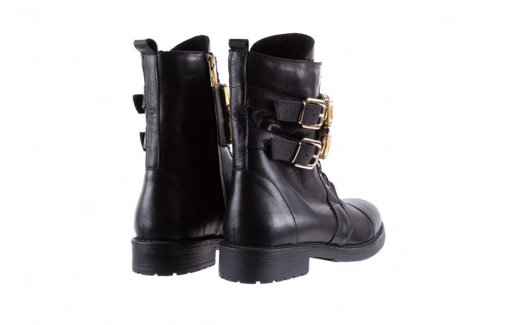 Trzewiki bayla-164 top 16a black 164004, czarny, skóra naturalna  - worker boots - trendy - kobieta 3