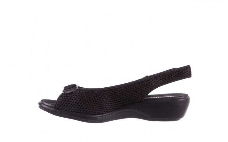 Sandały azaleia 322 261 black, czarny, materiał - na koturnie - sandały - buty damskie - kobieta 2