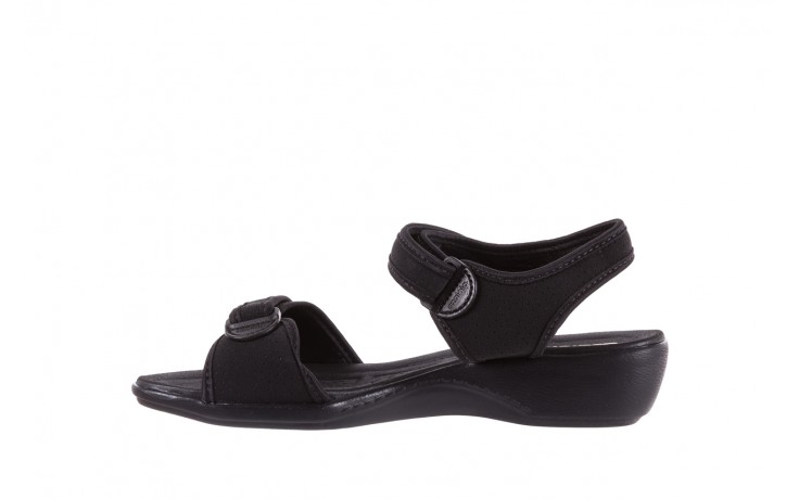 Sandały azaleia 322 363 nobuck black 17, czarny, materiał  - wygodne buty - trendy - kobieta 2
