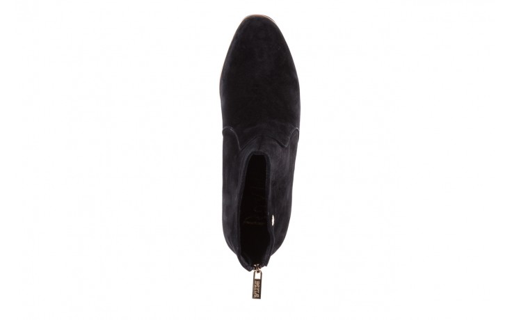 Botki bayla-018 1758-x7 black 17, czarny, skóra naturalna  - buty zimowe - trendy - kobieta 4