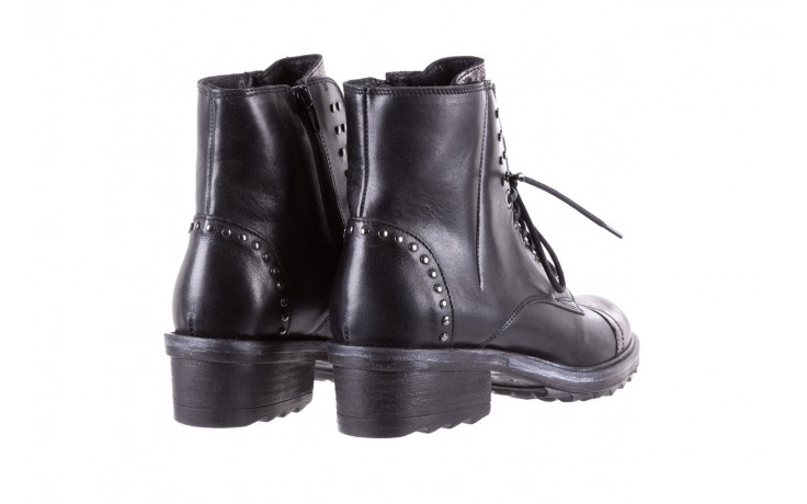 Trzewiki bayla-131 8300 nero, czarny, skóra naturalna  - worker boots - trendy - kobieta 3