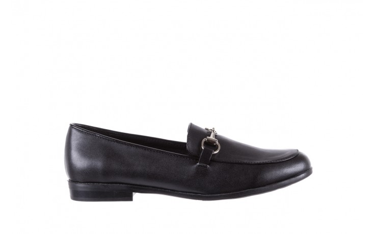 Mokasyny bayla-018 1133-246 black nappa, czarny, skóra naturalna  - skórzane - półbuty - buty damskie - kobieta