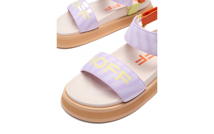 Sandały hoff garden lilac 203011, wielokolorowe, materiał - płaskie - sandały - buty damskie - kobieta 2