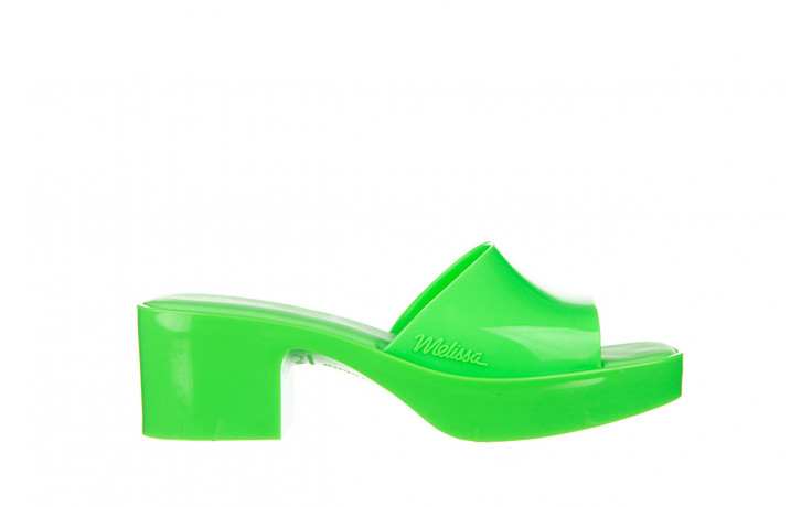Klapki melissa shape ad green 010395, zielony, guma