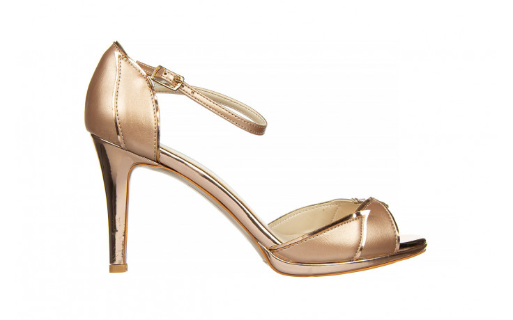 Sandały bayla-187 587-1109 rose 187091, różowe złoto, skóra ekologiczna - sandały - buty damskie - kobieta