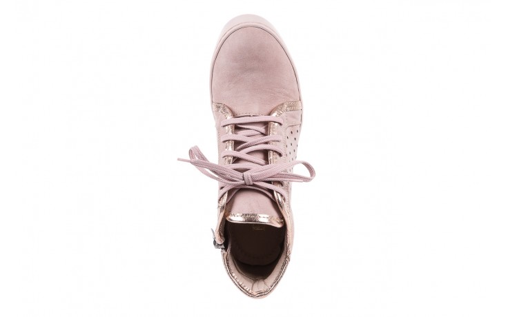 Sneakersy bayla-099 0656 nude, różowy, skóra naturalna  - obuwie sportowe - dla niej  - sale 4