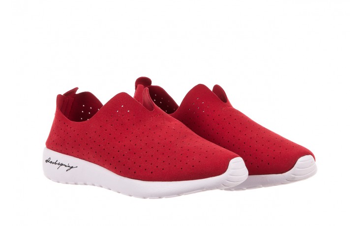 Półbuty rock mantova red, czerwony, materiał  - obuwie sportowe - buty damskie - kobieta 1