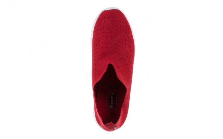 Półbuty rock mantova red, czerwony, materiał  - obuwie sportowe - buty damskie - kobieta 5