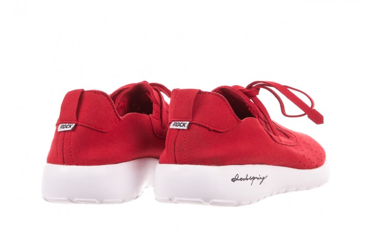 Półbuty rock mistrale red, czerwony, materiał  - obuwie sportowe - buty damskie - kobieta 3