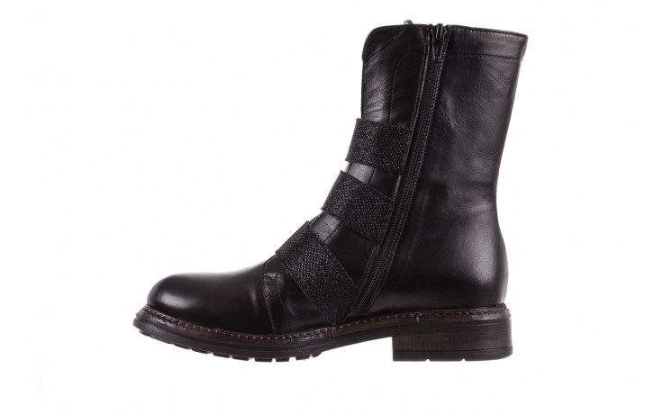 Trzewiki bayla-174 ml3645 czarny, skóra naturalna  - worker boots - trendy - kobieta 3
