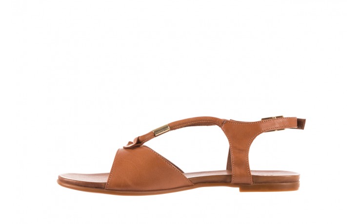 Sandały bayla-163 17-161 tan, brąz, skóra naturalna  - płaskie - sandały - buty damskie - kobieta 2