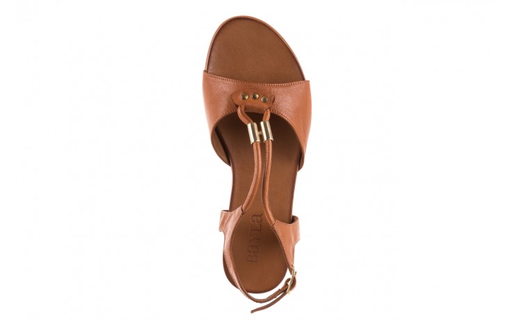 Sandały bayla-163 17-161 tan, brąz, skóra naturalna  - skórzane - sandały - buty damskie - kobieta 4