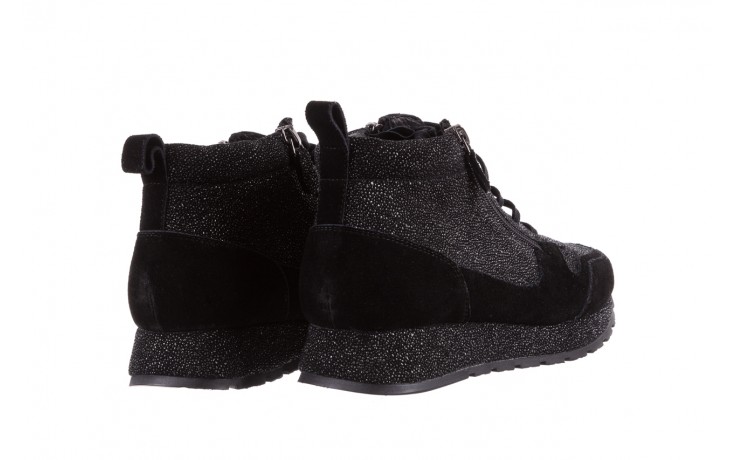 Trampki bayla-018 sw-1710 black, czarny, skóra naturalna  - obuwie sportowe - dla niej  - sale 3