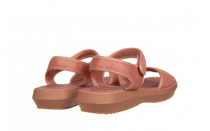 Sandały azaleia cassia comfy papete dark nude 198032, różowy, materiał - sandały - buty damskie - kobieta 3